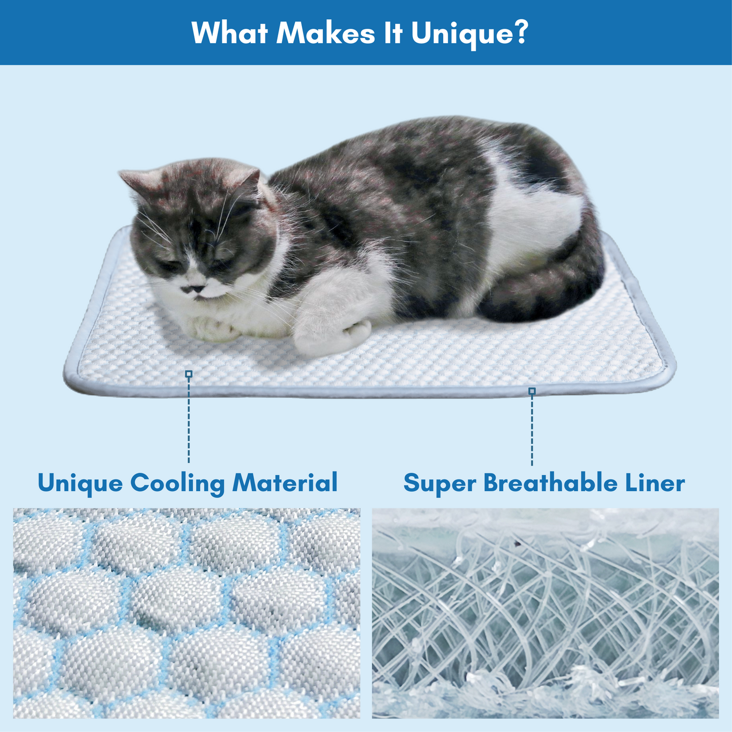 Pet Cooling Mat, Small 18''*14''