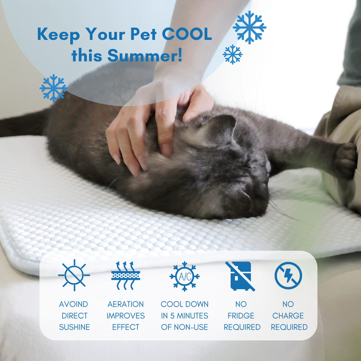 Pet Cooling Mat, Small 18''*14''